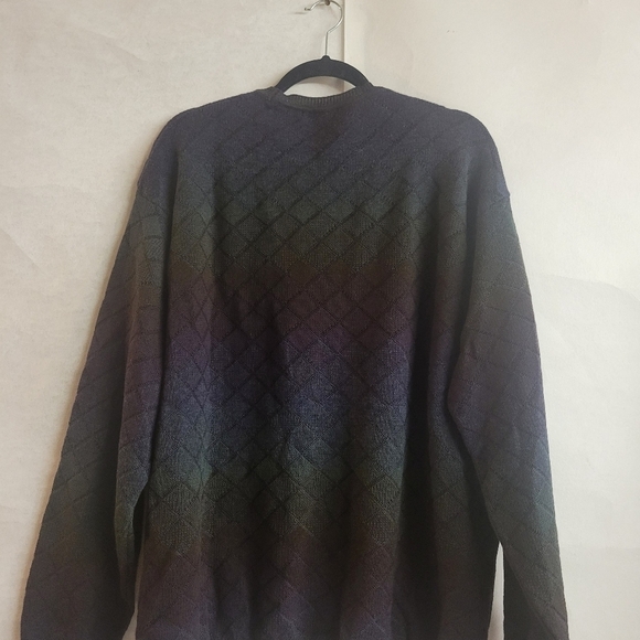 Johnston & Murphy XXL Diamond Ombre' Multi-Color Sweater - Picture 2 of 9